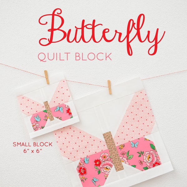 PDF Ostern Patchwork Anleitung - Schmetterling Quilt Block
