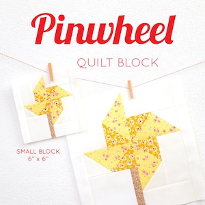 PDF Spring Quilt Pattern - Pinwheel quilt pattern