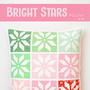 PDF Patchwork Anleitung - Bright Stars Mini / Kissen