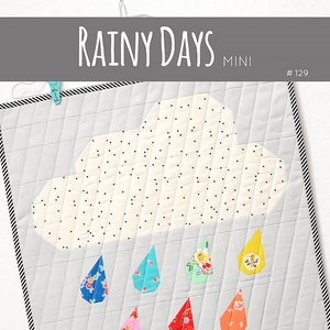 PDF Quilt Pattern Rainy Days image 1