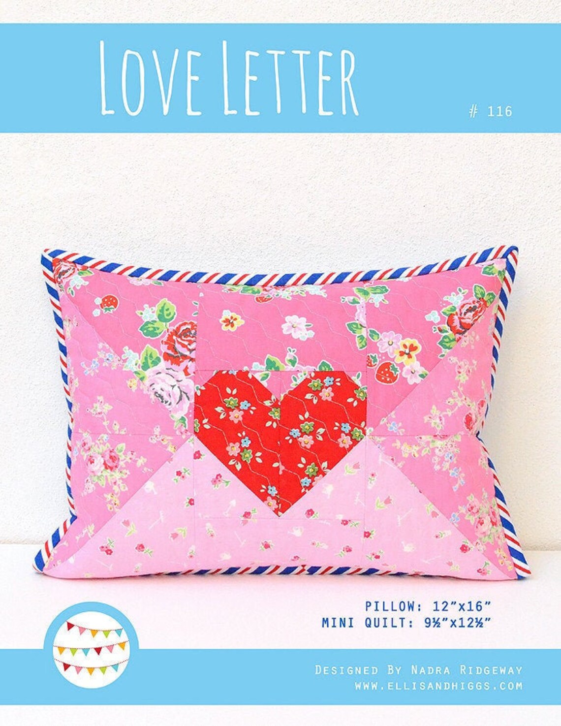 PDF Heart Quilt Pattern - Love Letter Pillow - Etsy