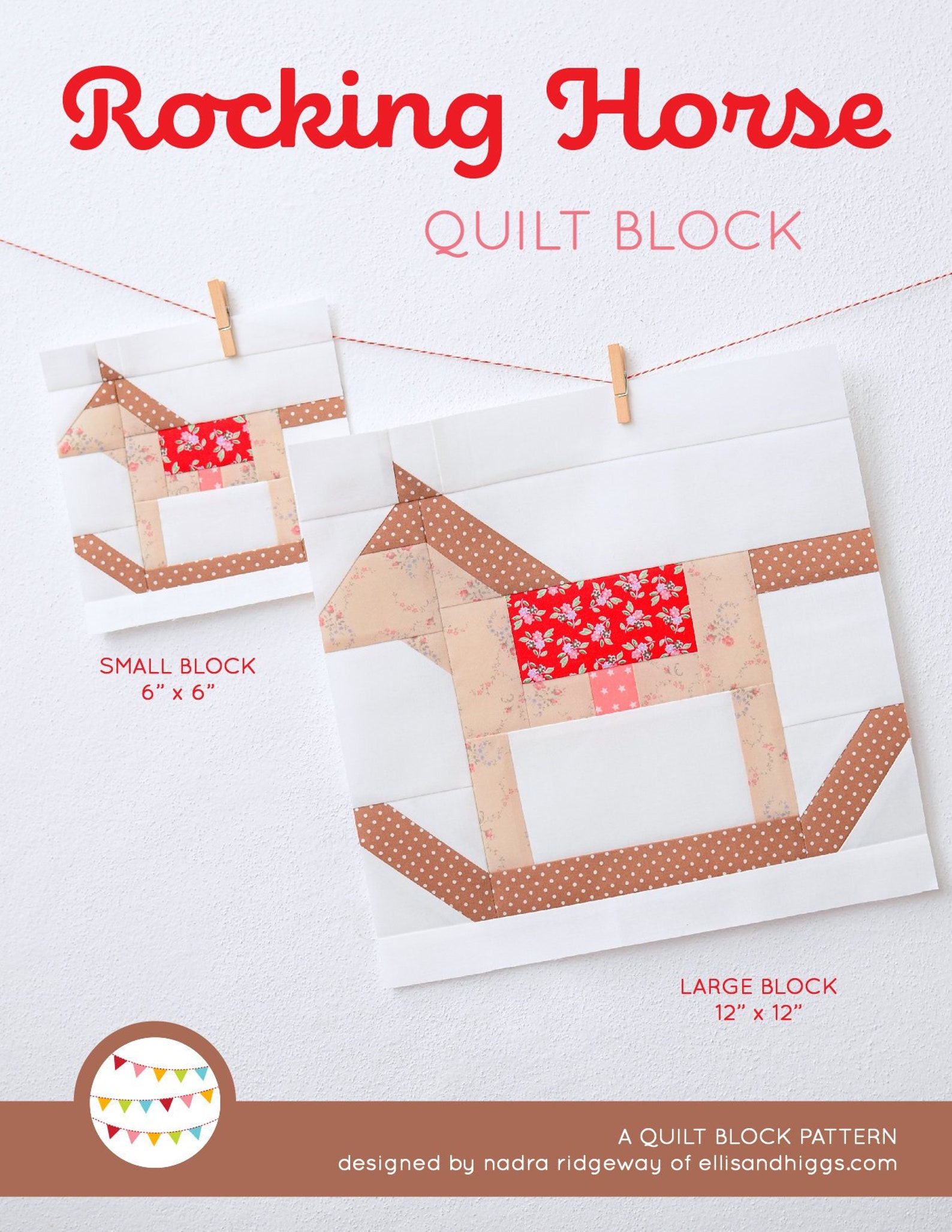 PDF Christmas Quilt Pattern Rocking Horse Quilt Pattern Etsy