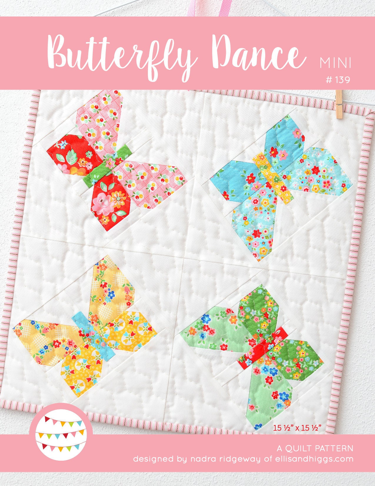 PDF Spring Quilt Pattern - Butterfly Mini Quilt - Etsy