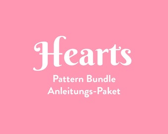 Hearts PDF Quilt Pattern Bundle