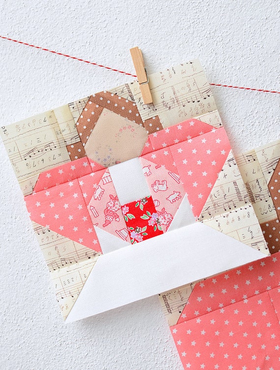 Pdf Patchwork Anleitung Engel Quilt Block