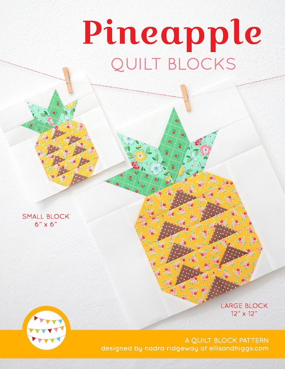 Pdf Patchwork Anleitung Ananas Quilt Block