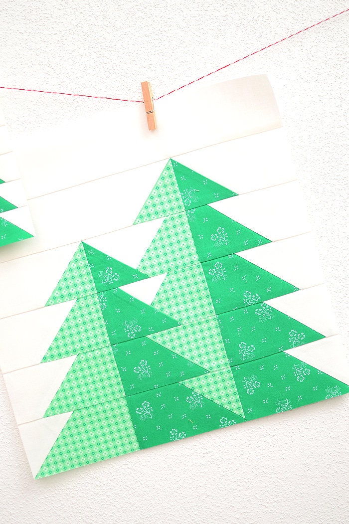 PDF Summer Camping Quilt Pattern - Pine Trees Quilt Pattern - Etsy