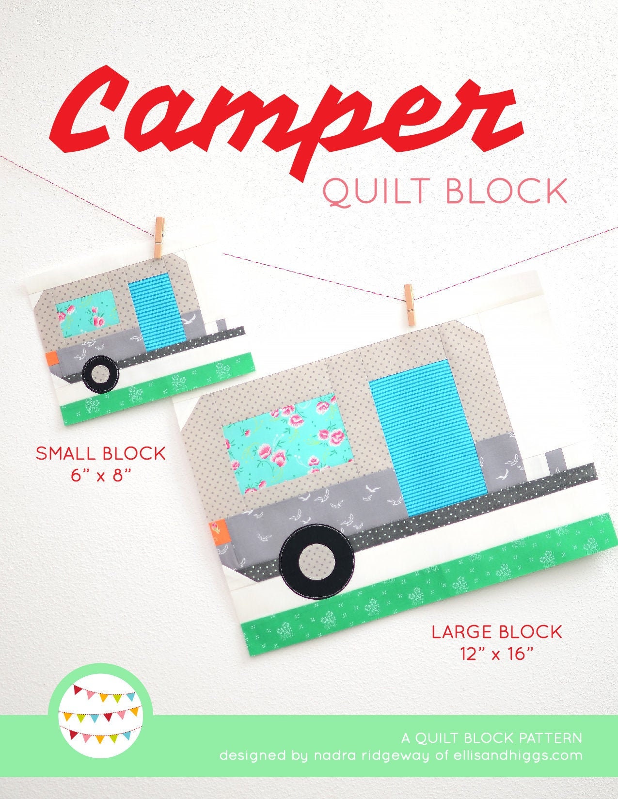 PDF Summer Camping Quilt Pattern Camper Quilt Pattern Etsy