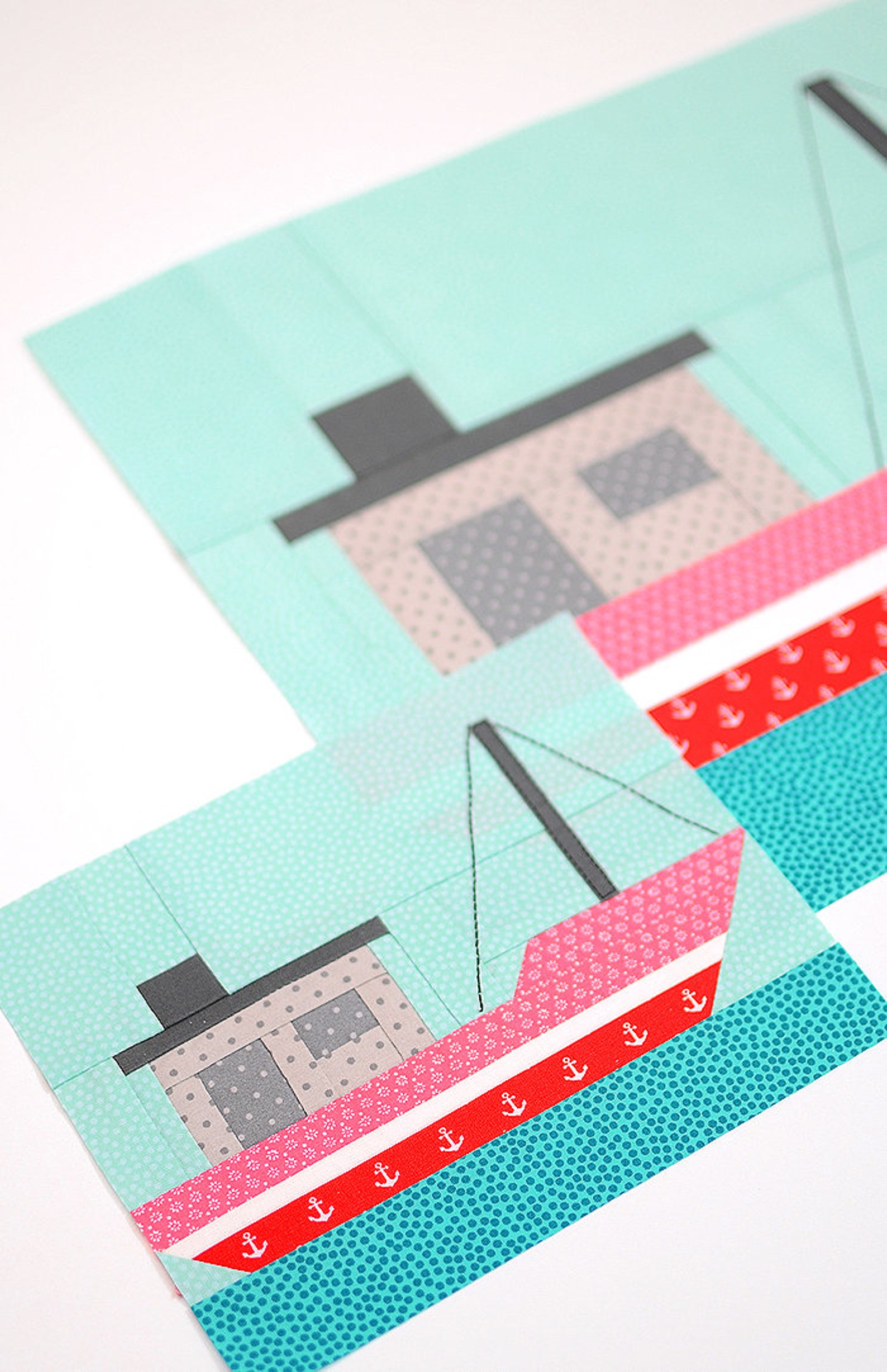 PDF Nautical Quilt Pattern Fishing Boat Quilt Pattern Etsy