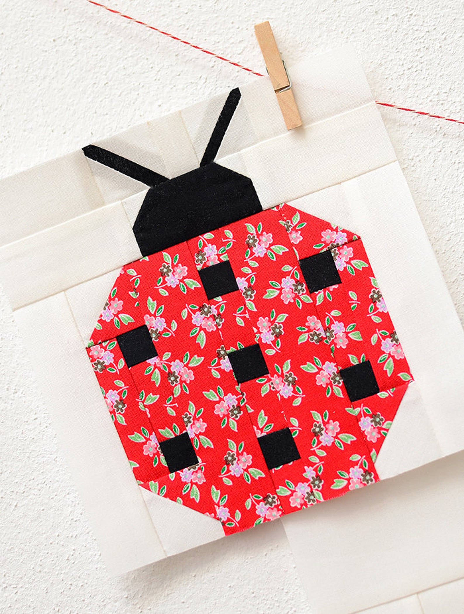 PDF Spring Quilt Pattern - Ladybug Quilt Pattern - Etsy
