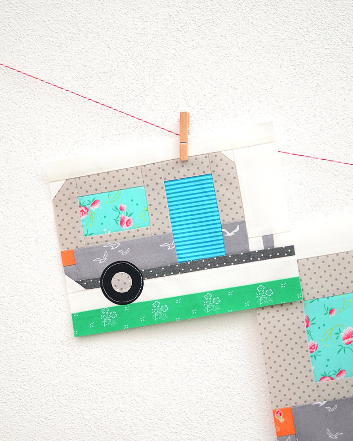 PDF Summer Camping Quilt Pattern - Camper Quilt Pattern - Etsy