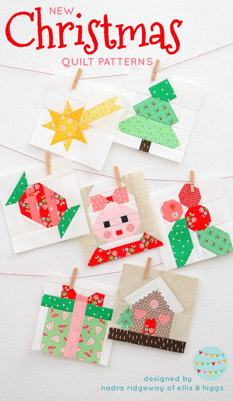 PDF Christmas Quilt Pattern Gingerbread House quilt pattern | Etsy