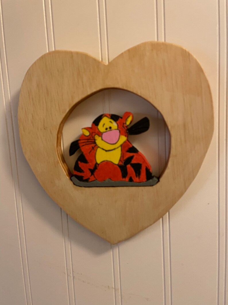 Wooden Wall Hangings of Winnie the Pooh and Friends Etsy