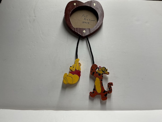 Wooden Winnie the Pooh and Tigger Wall Hanging