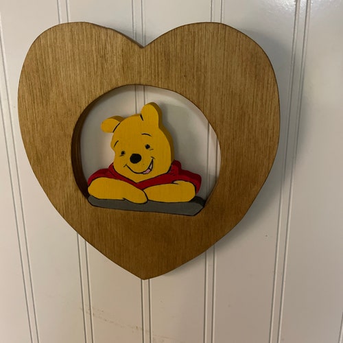 Wooden Wall Hangings of Winnie the Pooh and Friends Etsy