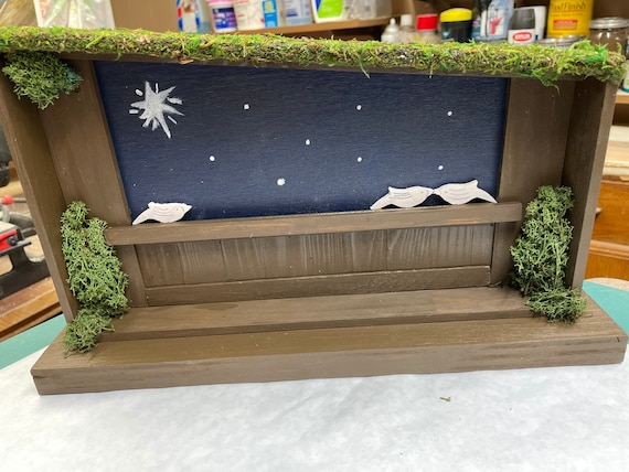 CHRISTMAS - Wooden Christmas Creche #4