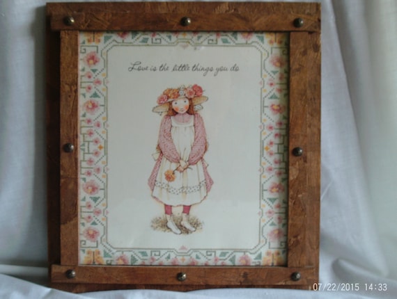 CLEARANCE - Wooden frame with Picture