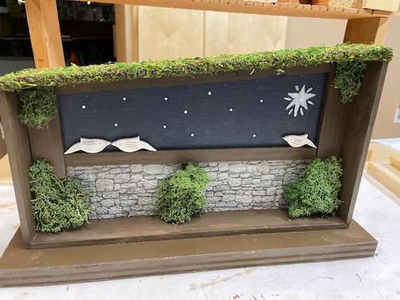 CHRISTMAS - Wooden Christmas Creche #3