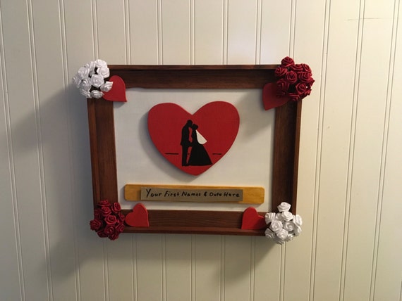 Personalized Marriage Scene Box Frame