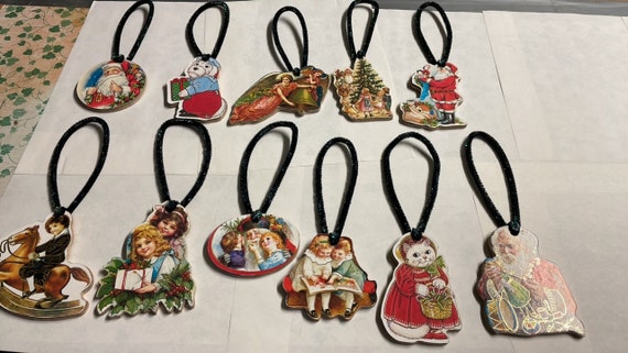 Wooden Christmas tree ornaments