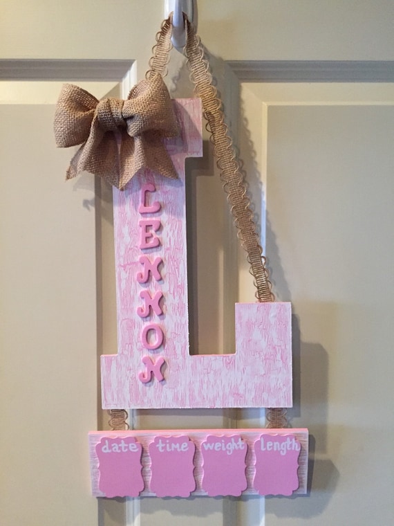 Items similar to Hospital Baby Door Hanger on Etsy