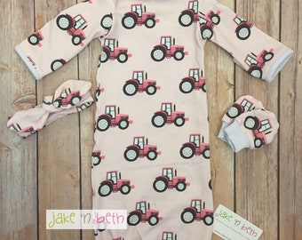 newborn tractor outfit