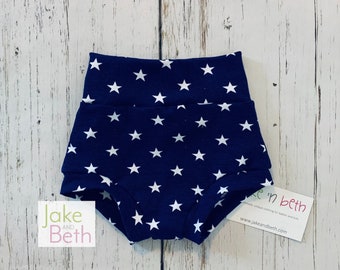 Patriotic bummies, July 4th baby shorts, toddler shorts, summer shorts, girls bummy shorts,