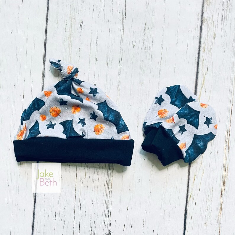 Conjunto de ropa de bebé para Halloween – Primer atuendo de Halloween – Conjunto para la salida del hospital del recién nacido – Ropa de bebé unisex – Regalo espeluznante para baby shower de otoño imagen 6