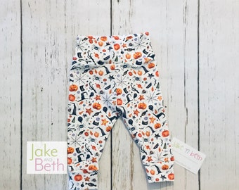 Pantalones de Halloween para bebés y niños pequeños.