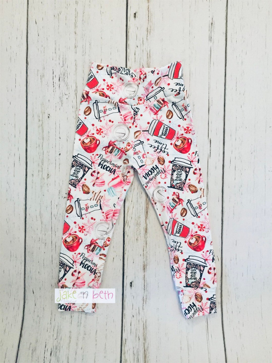 Peppermint Mocha Baby Pants, Toddler Pants, Fall Winter Leggings - Etsy