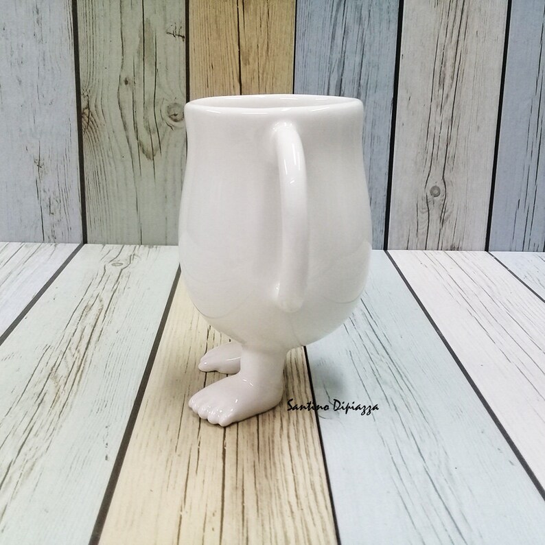 Coffee Mug With Feet Footed Mug Unique Coffee Mugs Mugs Etsy