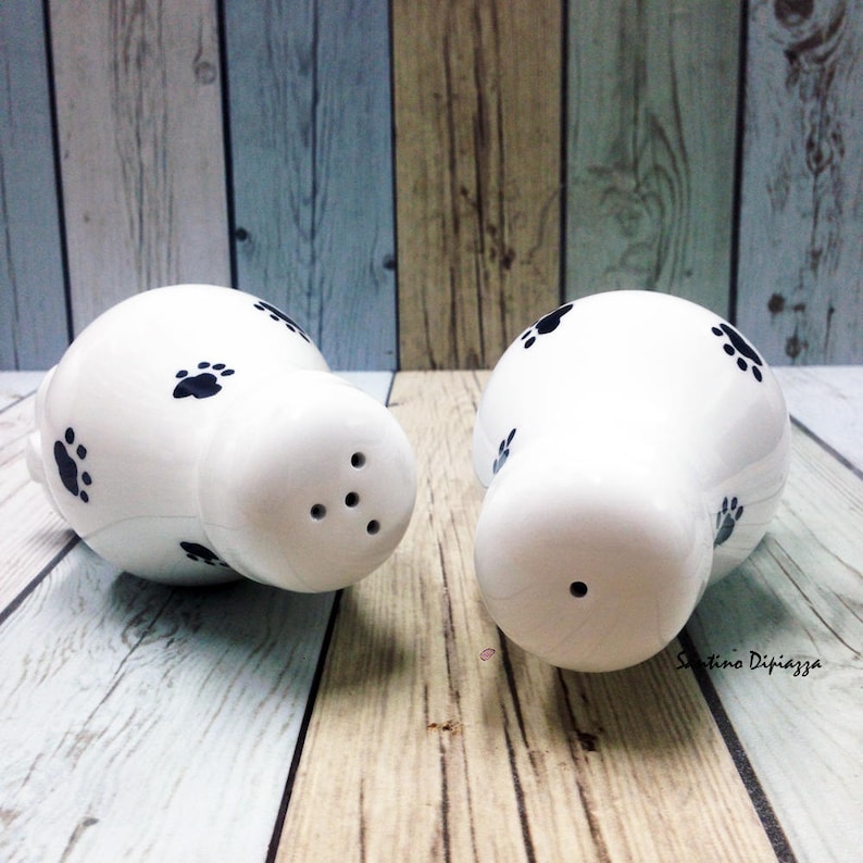 Salt and Pepper Dog Shakers Salt and Pepper Pot Gifts for Etsy
