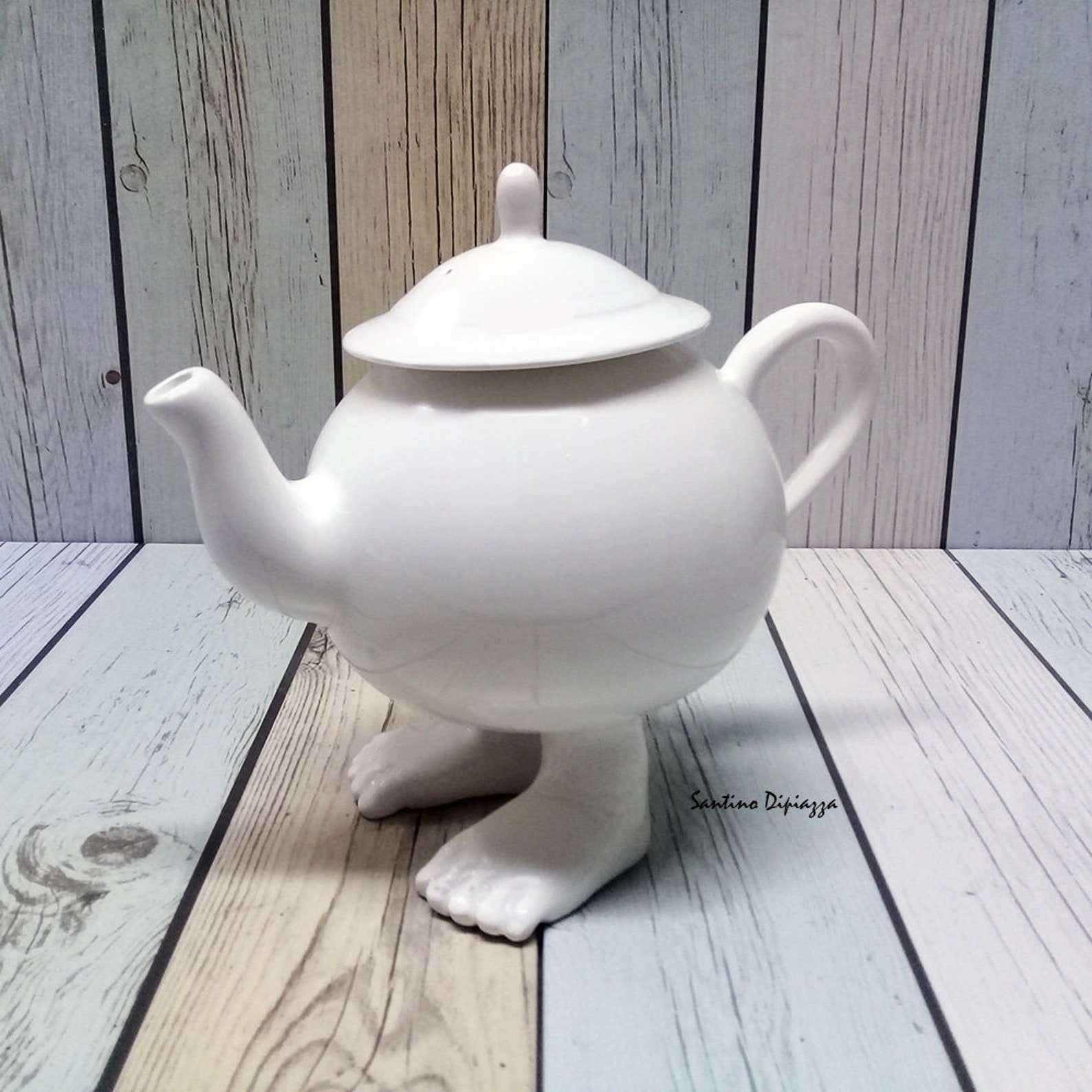 Footed Teapot Walking Pottery Teapot With Feet Teapot with Etsy