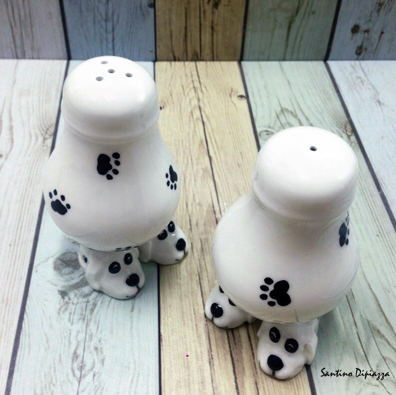 Salt and Pepper Dog Shakers Salt and Pepper Pot Gifts for Etsy