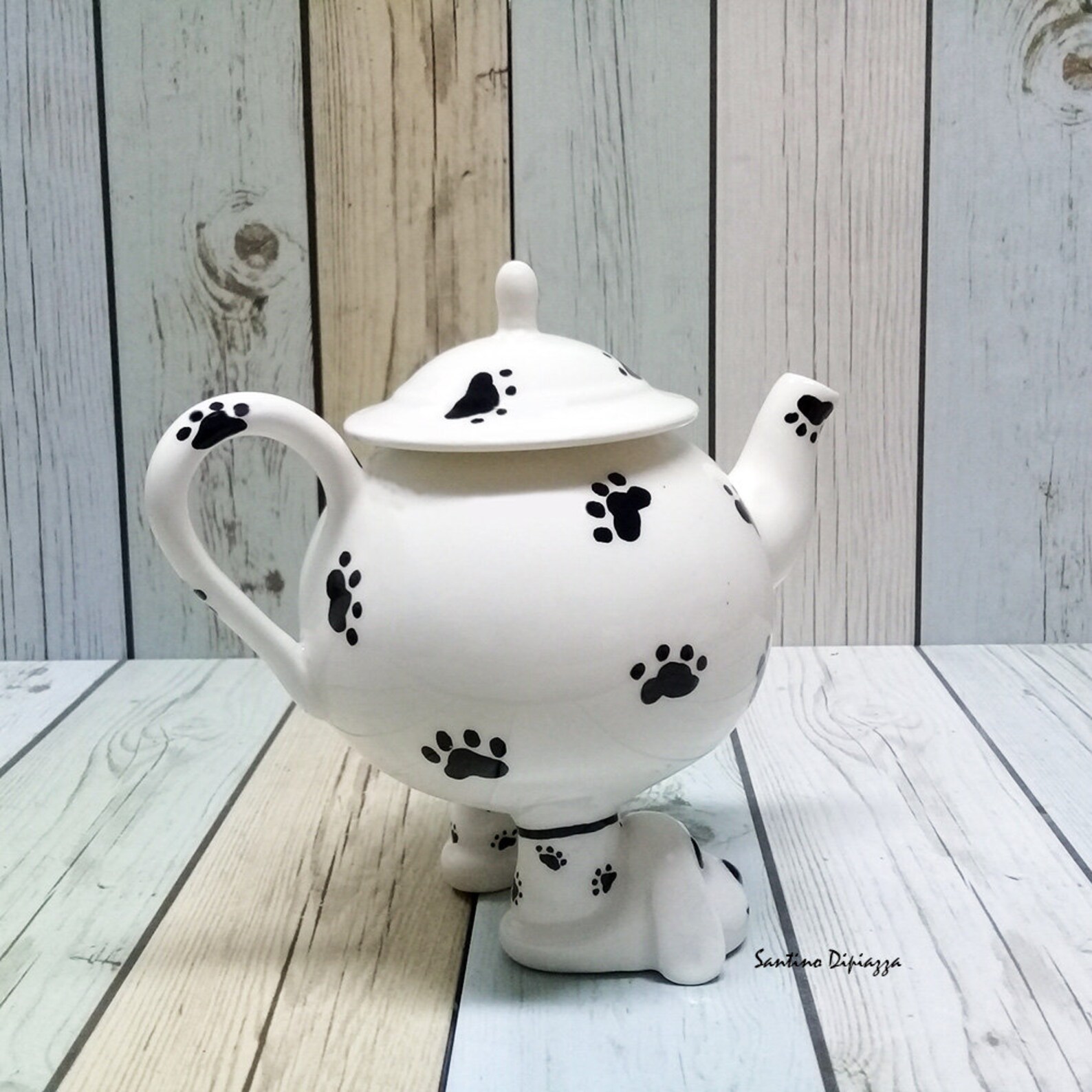 Unique Dog Teapot Dog Slipper Tea Pot Teapot With Legs Dog Etsy