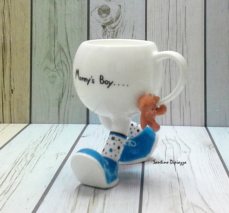 Baby Shower Mug Mommy's Boy Mug Baby Shower Gift Coffee Etsy