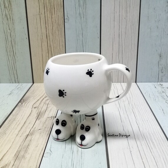 Funny Dog Tea Cup Dog Slipper Mug Dog Lovers Gift Quirky Etsy