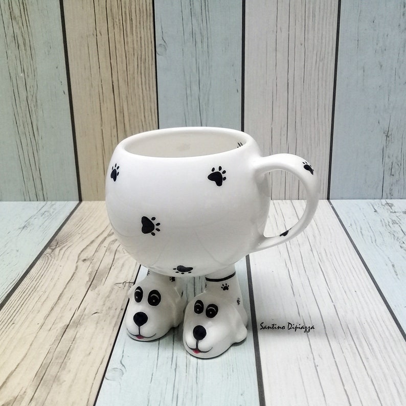 Funny Dog Tea Cup Dog Slipper Mug Dog Lovers Gift Quirky Etsy