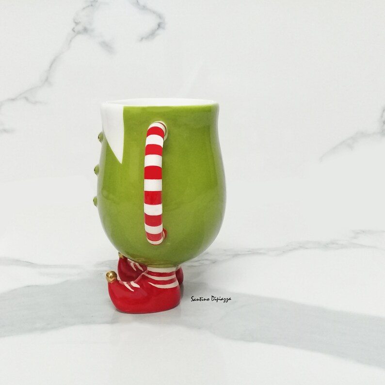 Christmas Elf Mug Elf Holiday Mugs Christmas Gift Idea Elf  Etsy