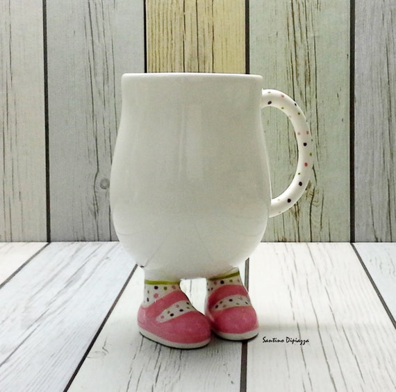 Mary Jane Shoes Mug Unique Coffee Cup White Porcelain Mug Etsy
