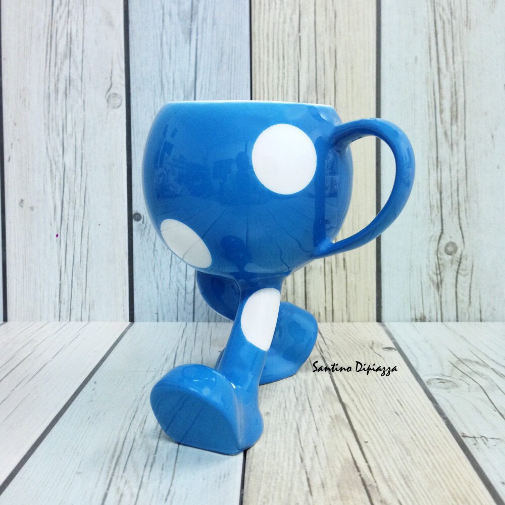 ORIGINAL HANDMADE THE GREEN COFFEE CUP PAINTING ORIGINAL HANDMADE THE GREEN COFFEE CUP PAINTING