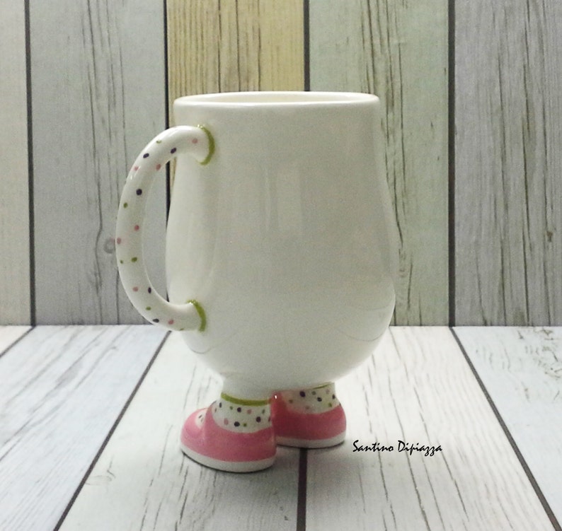 Mary Jane Shoes Mug Unique Coffee Cup White Porcelain Mug Etsy