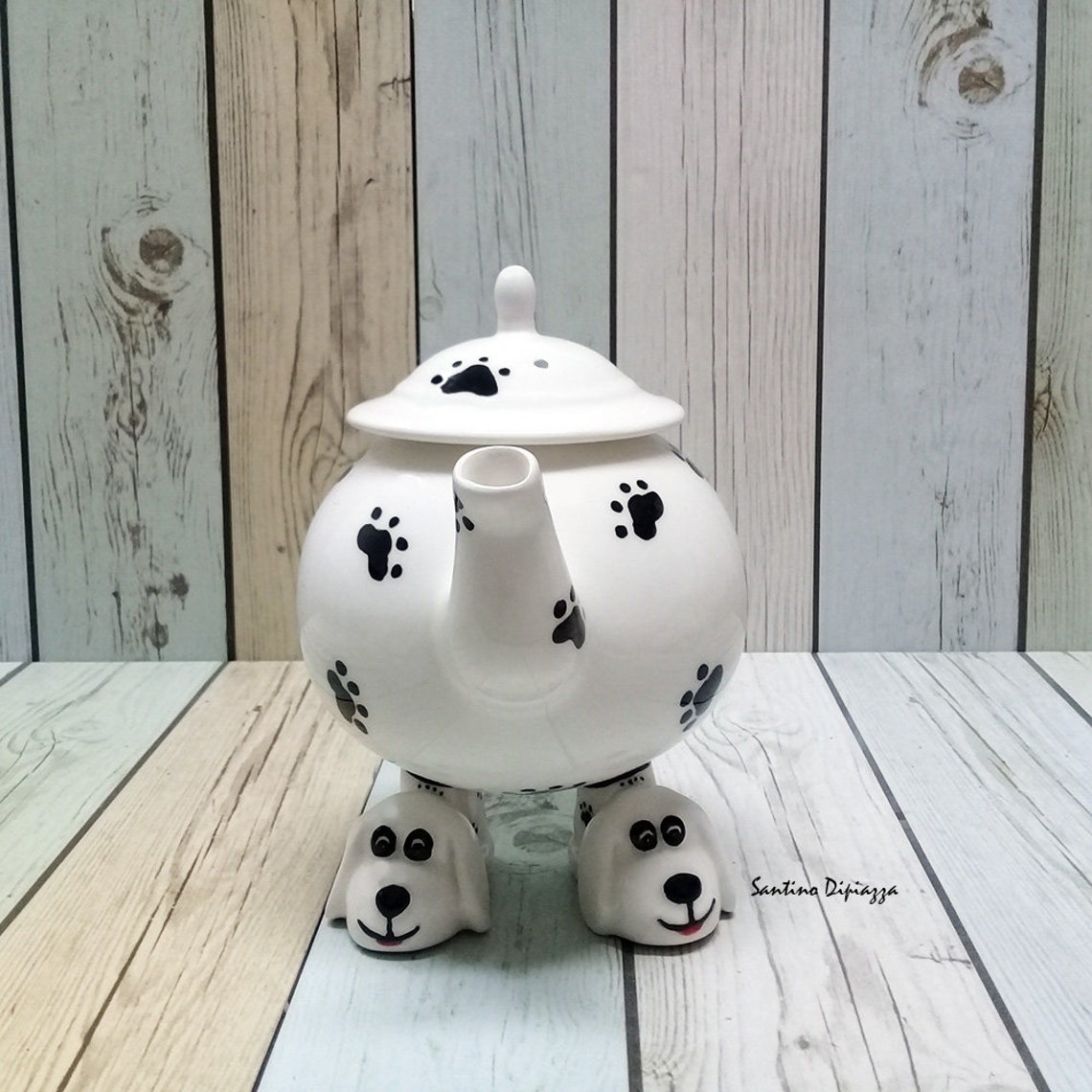 Unique Dog Teapot Dog Slipper Tea Pot Teapot With Legs Dog Etsy