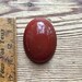 Large natural brown carnelian oval cabochon 22X30mm