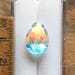 Pear shaped mystic topaz multicolor cut stone 7.19ct
