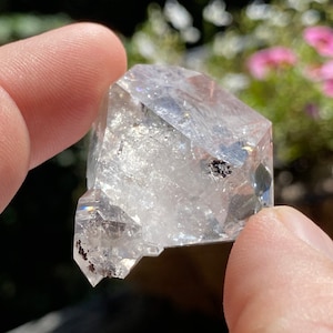 Herkimer Diamond Crystal - Record Keeper TABULAR Large NY Quartz Crystal Cluster Top Quality Specimen Natural Uncut Double Terminated