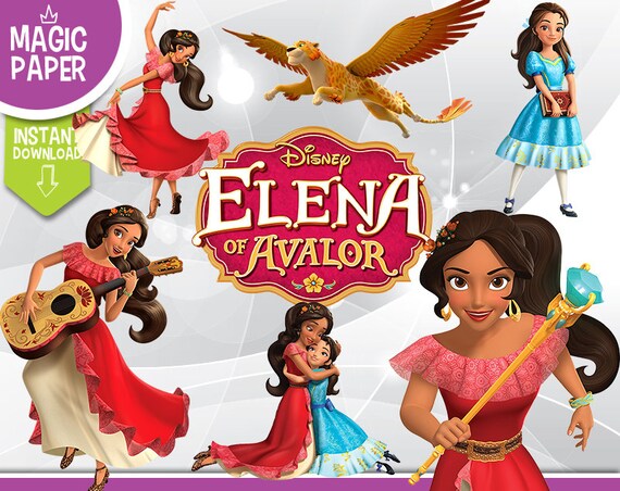 Elena de Avalor Clipart Digital 300 DPI PNG Imágenes Fotos | Etsy