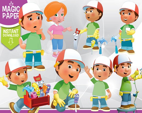 Handy Manny Clipart Digital 300 Dpi Png Images Photos Etsy