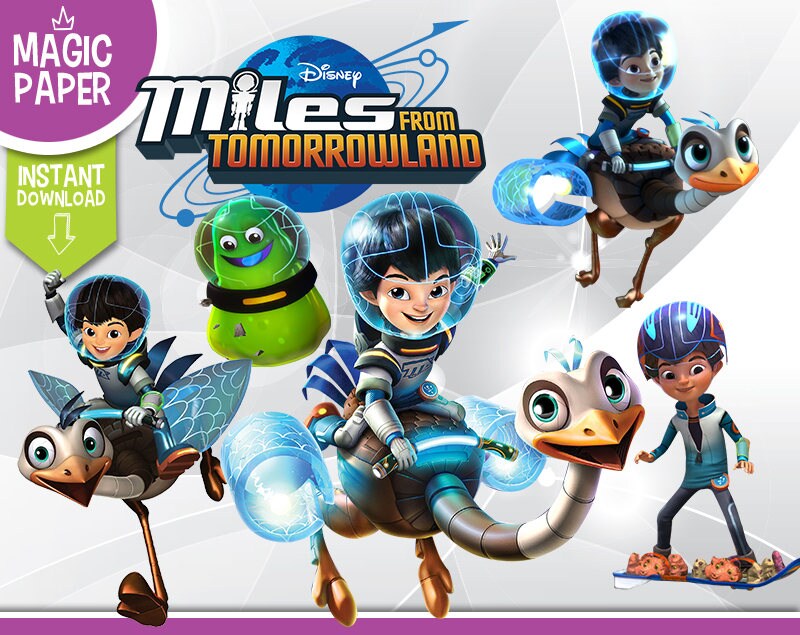 Miles From Tomorrowland Clipart Digital 300 DPI PNG Images | Etsy