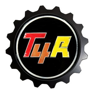 Grille Badge Emblem Fits 4Runner Size 3.75&quot; Aluminum Warranty Compatible TRD Pro SR5 Trail SR5 Color Tri-Color Fits TEQ